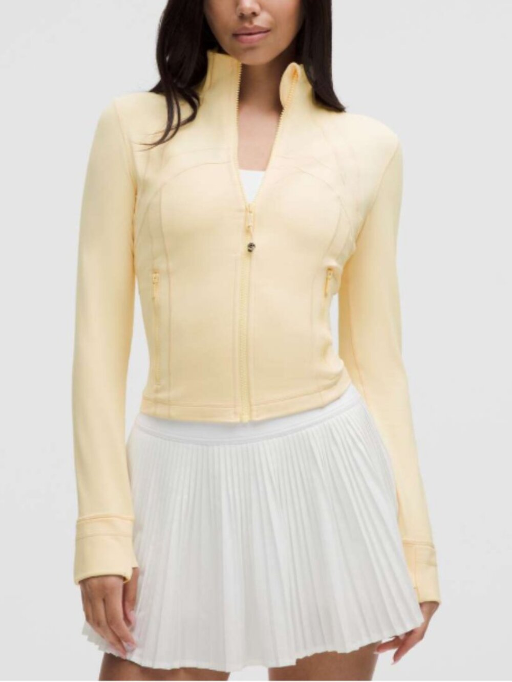 Lululemon Buttercream Define Cropped Jacket Nulu